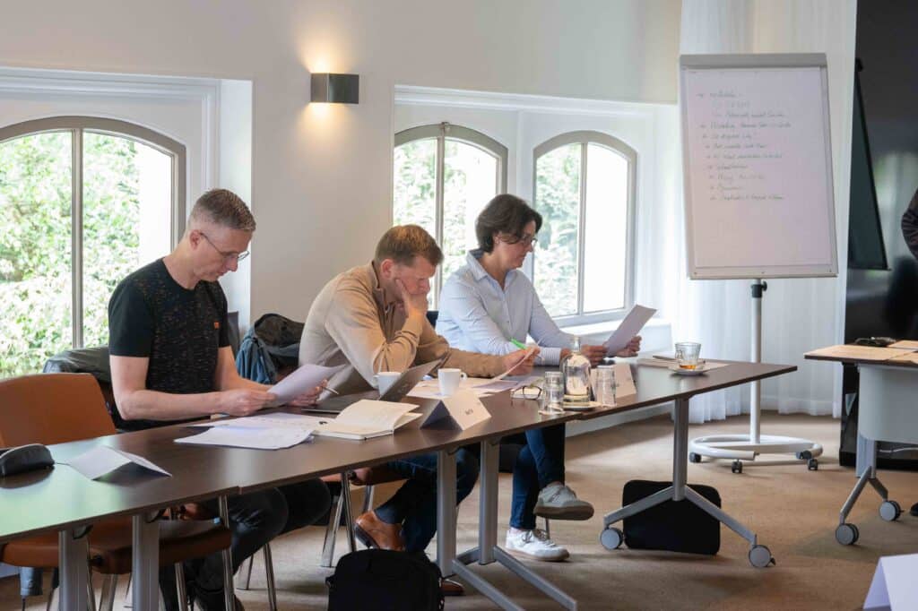 Deelnemers aan de CDO Masterclass. Een initiatief van Deltiq - Expert in Data Management.