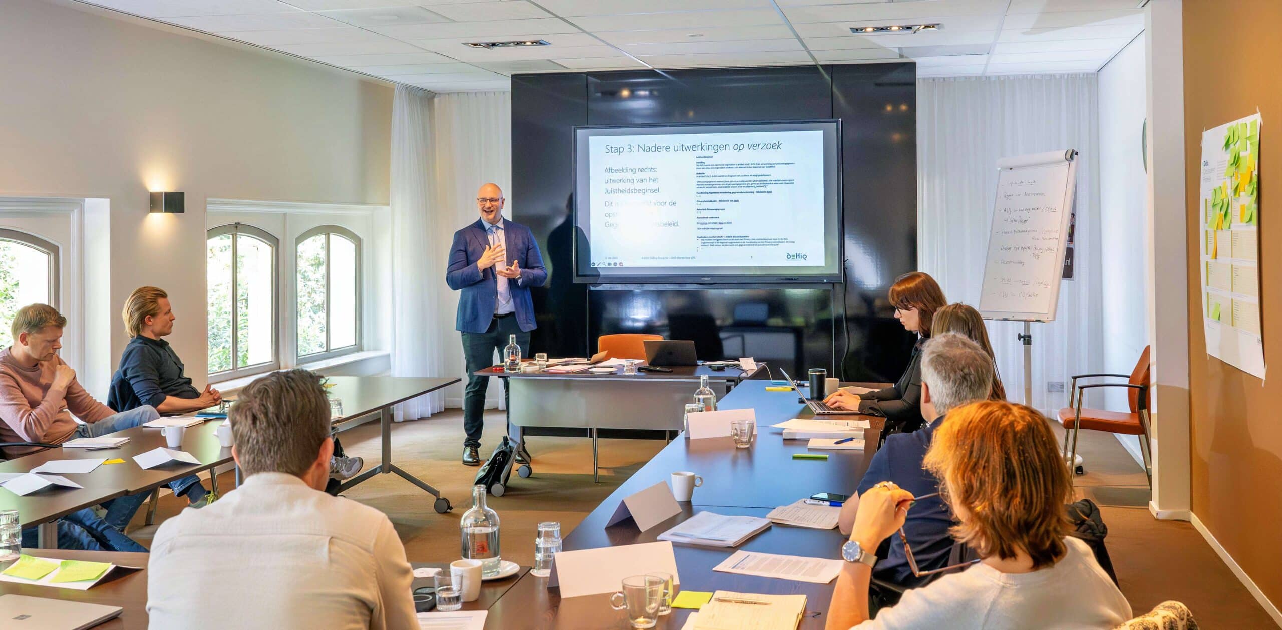 Docent Chris Koppe over de impact van data-gerelateerde wetgeving tijdens de Deltiq CDO Masterclass.